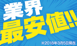 業界最安値