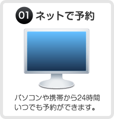 ネットで予約