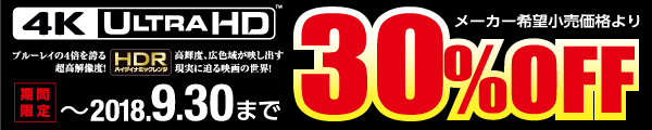 4K夏セール30%OFF
