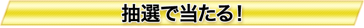 抽選で当たる!