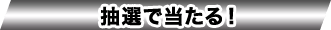 抽選で当たる!