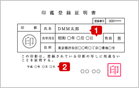 印鑑登録証明書